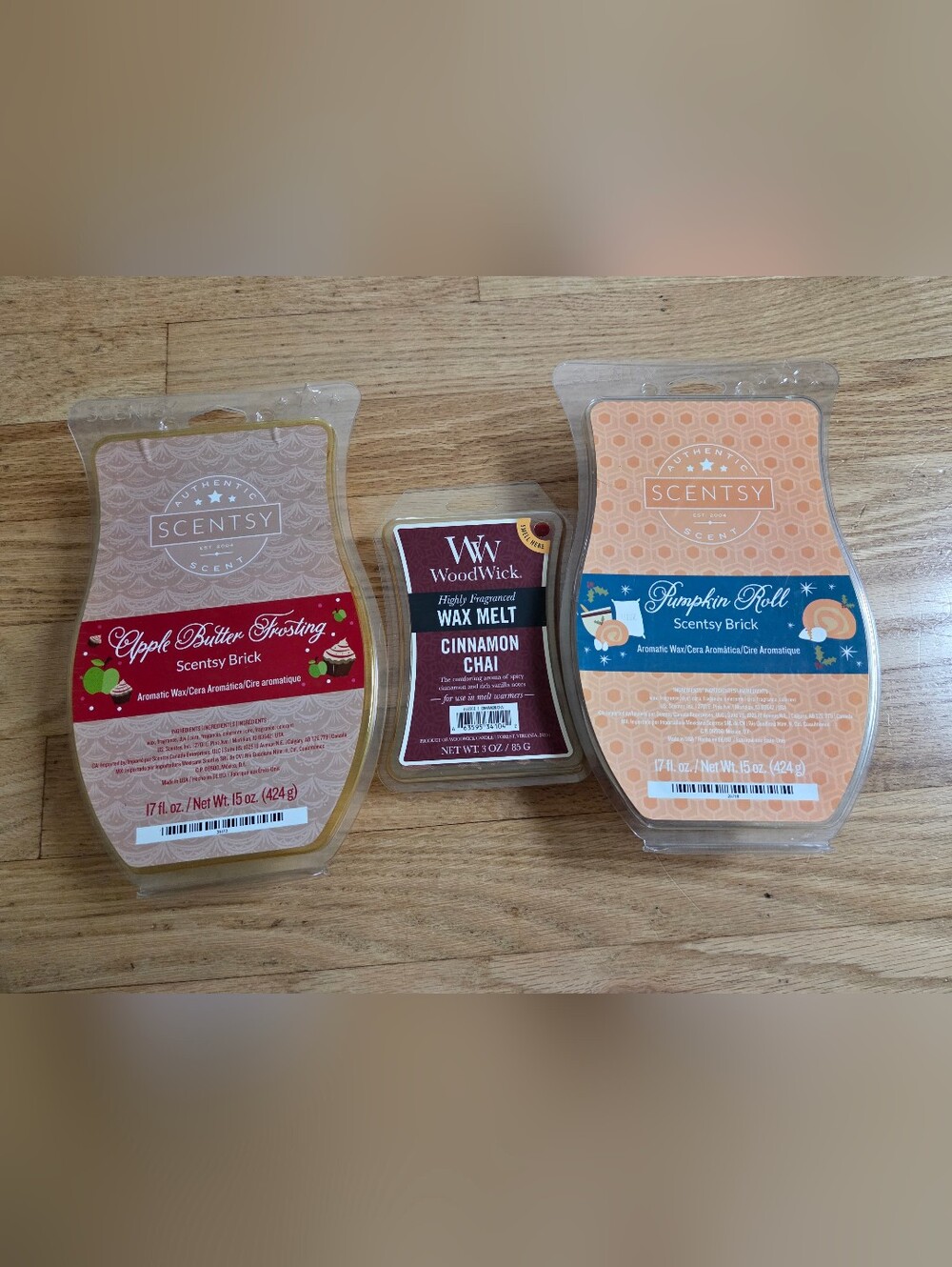 Scentsy Brick And Woodwick Bar Wax Melt Assortment